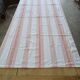 Nappe ancienne rose et blanche