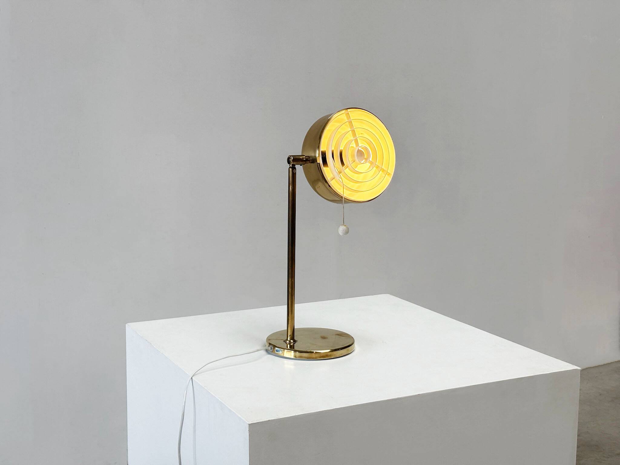 Brass table lamp by Börje Claes, for Norlett Elit in Sweden
