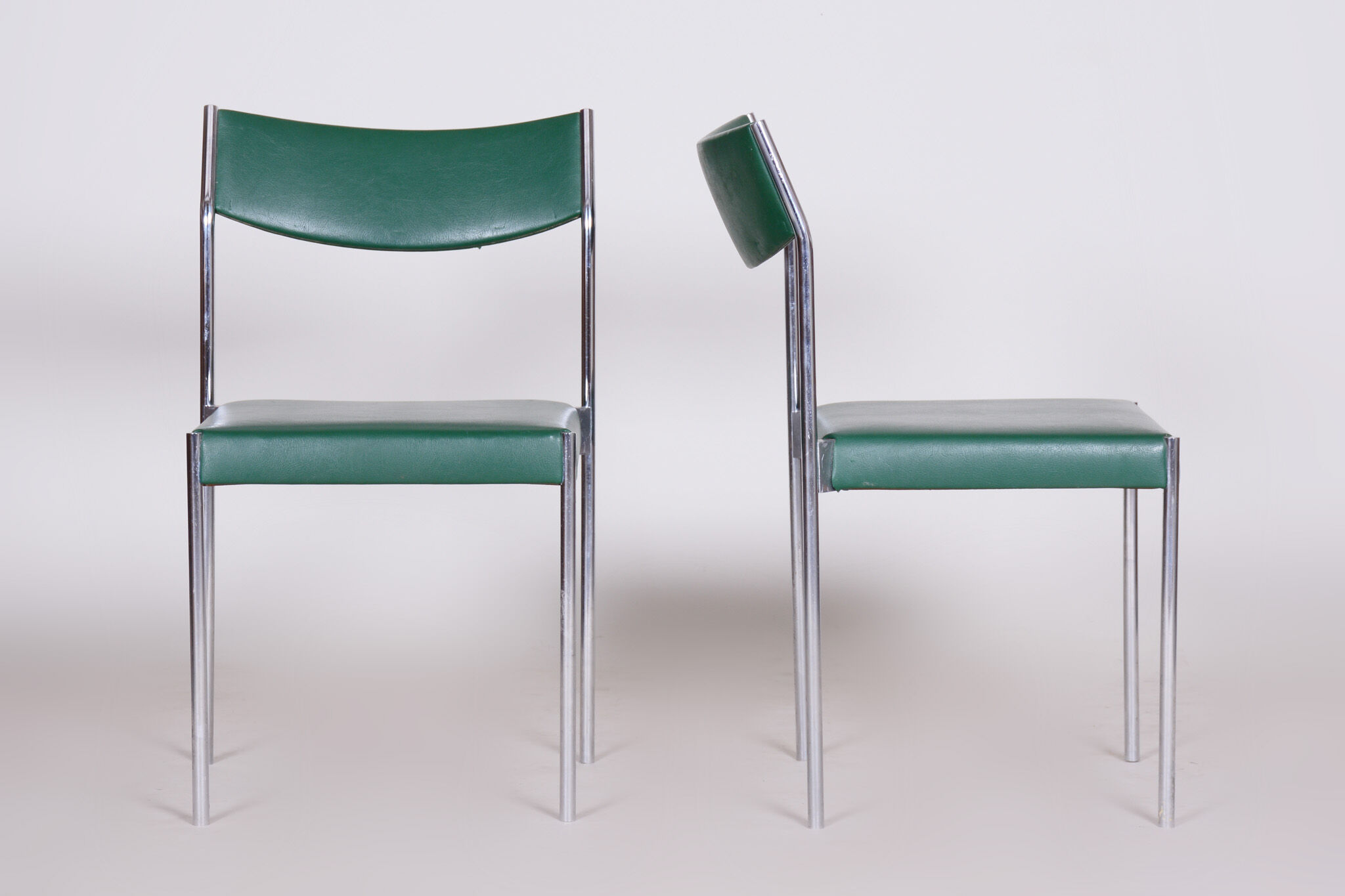 Four Mid Century Dining chairs - 1950s Central Europe