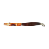 Bamboo handle cheese knife