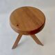 Tabouret vintage S31 en orme massif de Pierre Chapo vers 1970