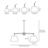 Artemide tolomeo 2 arm suspension