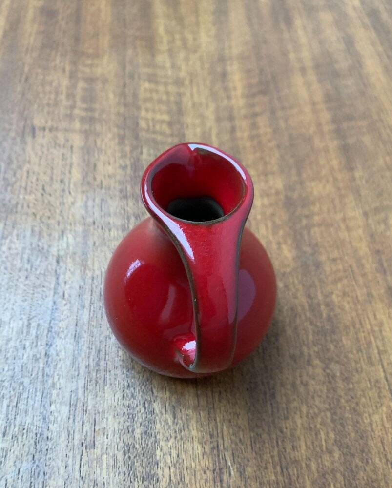 Small Italian Carafe Vase from the Mid-Century by Ernestine, 1960s