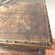 Ancienne Table d’appoint tripode avec tiroir