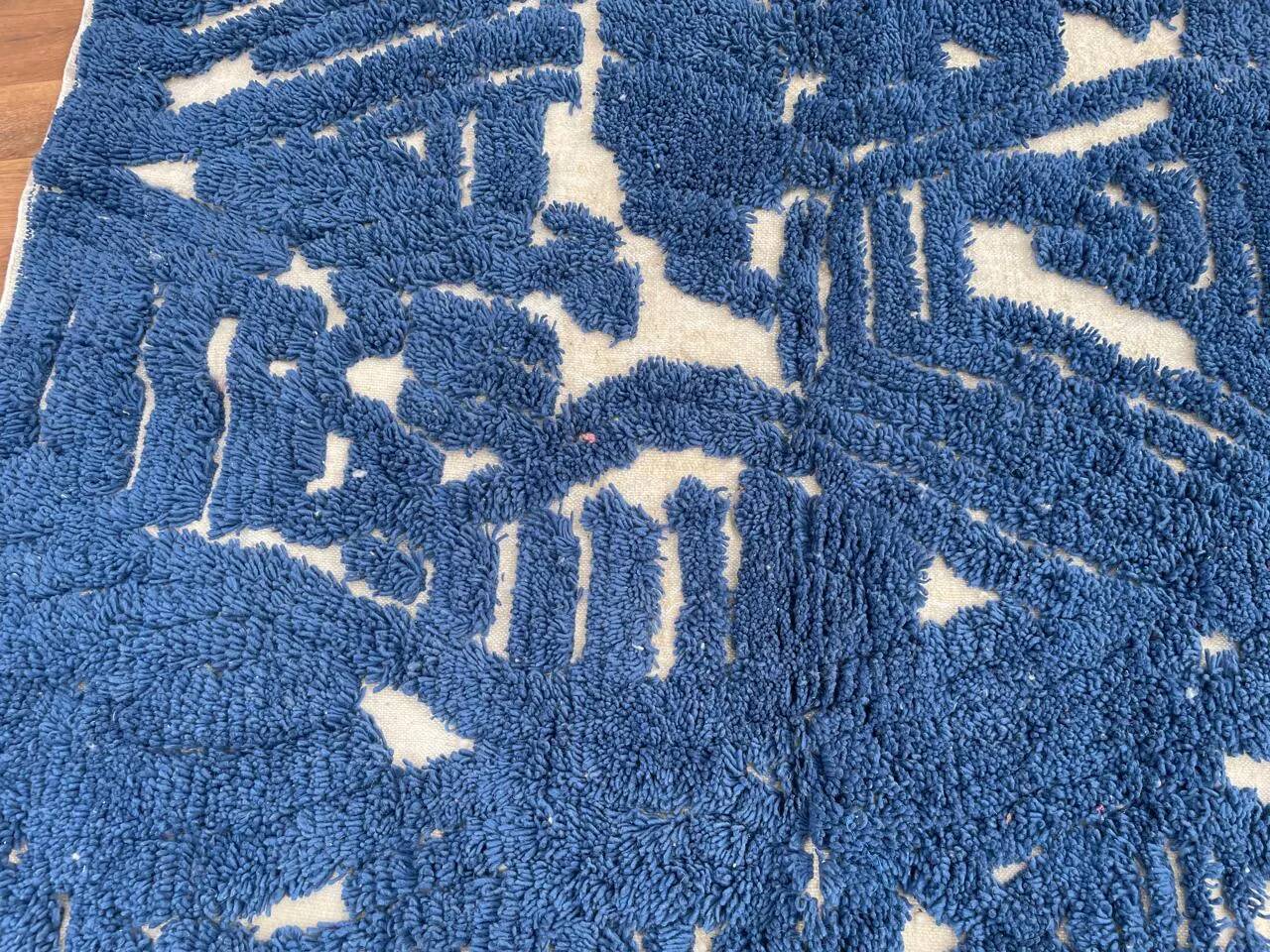 Handmade Berber rug in wool 2.5 x 1.5 m