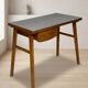 Writing Desk Mid-20th Century Wooden Desk, 90 × 49 × 73 cm