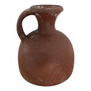Terracotta amphora vase