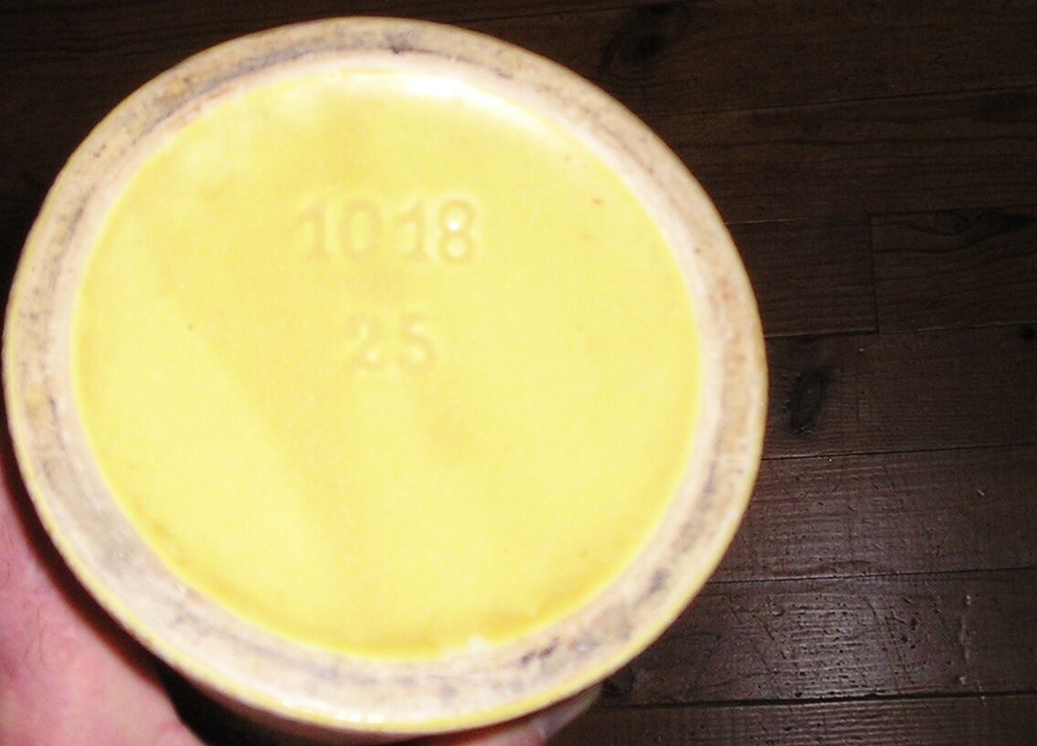 Vintage ceramic diabolo vase