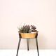 Vintage metal planter