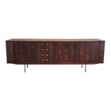 Large modernist rosewood sideboard, Scandinavian design, 1970s vintage