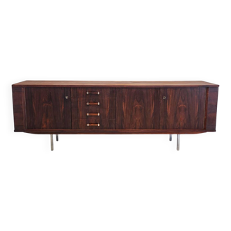 Large modernist rosewood sideboard, Scandinavian design, 1970s vintage