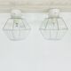 Pair of Limburg Glashütte ceiling lamp flush mount , 1970s