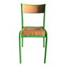 School chair apple green base