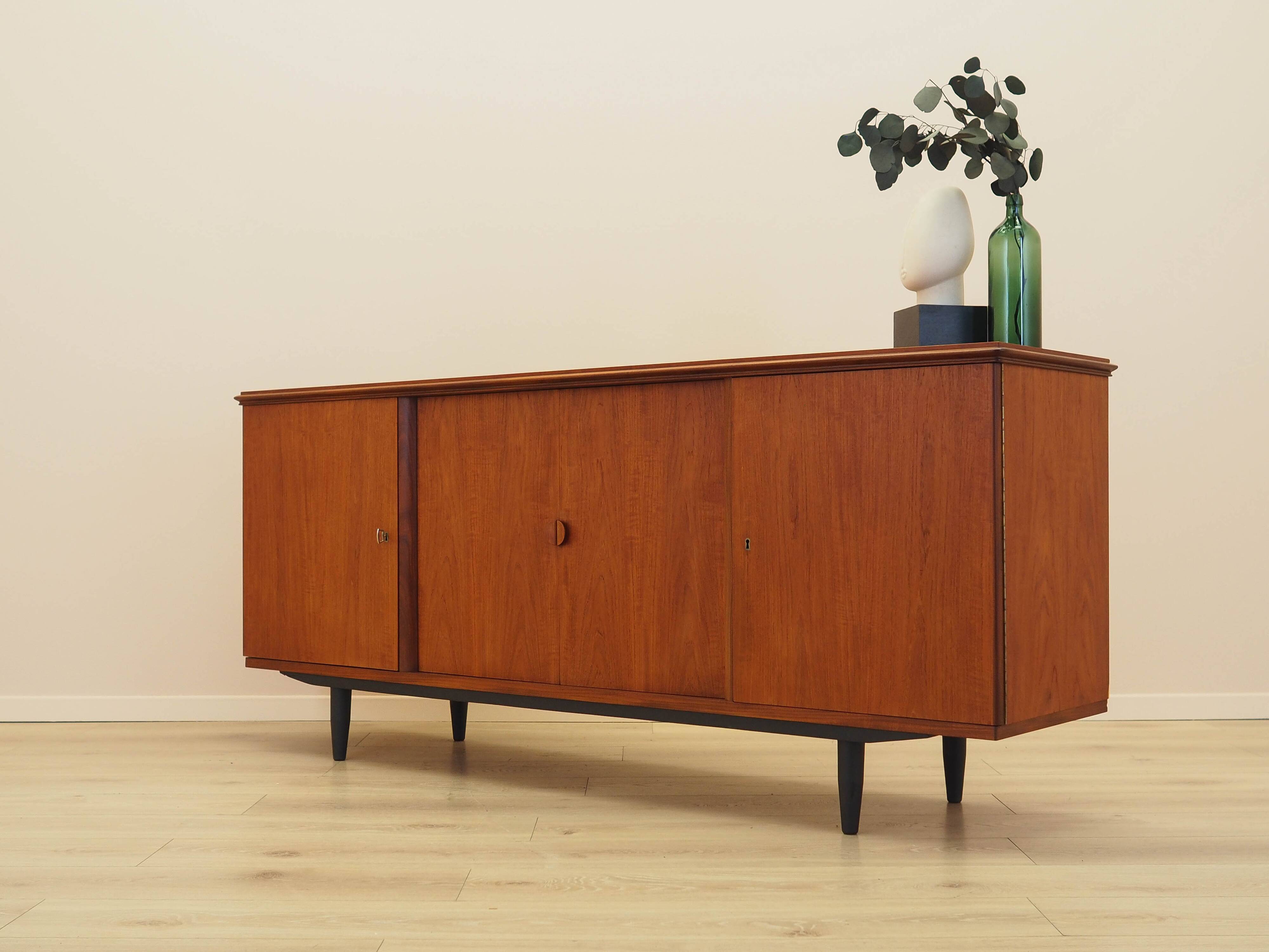 Teak sideboard, Danish design, 1970s, made in Denmark