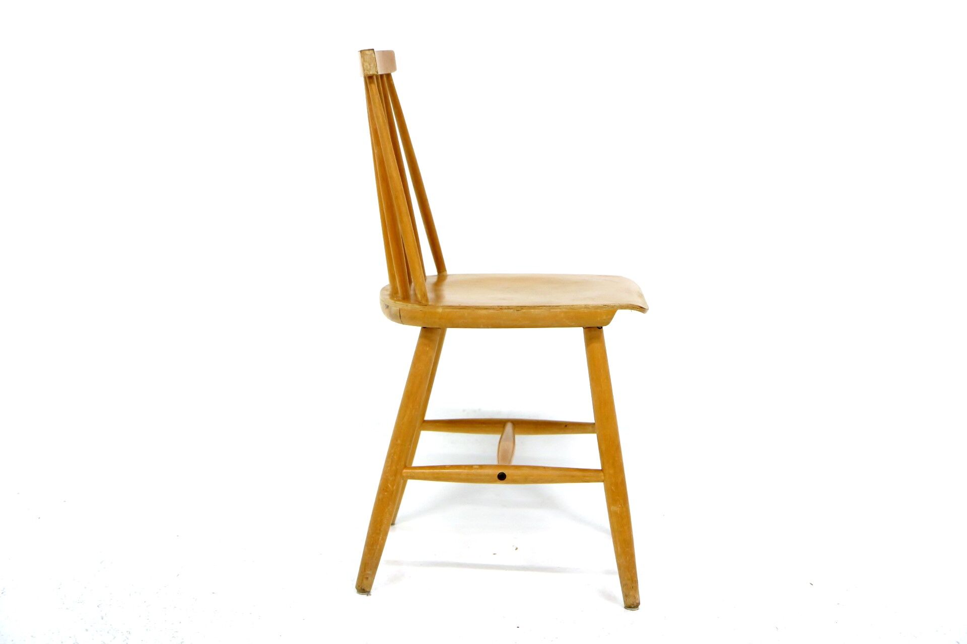 Chaise en chêne "Pinnstol", suède, 1960