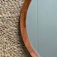 Danish Teak wood Round Mirror. 1960s