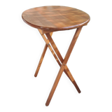 Table Bateau teck ovale bois repliable 1970 Table d'appoint en bois vendue à l'unité
