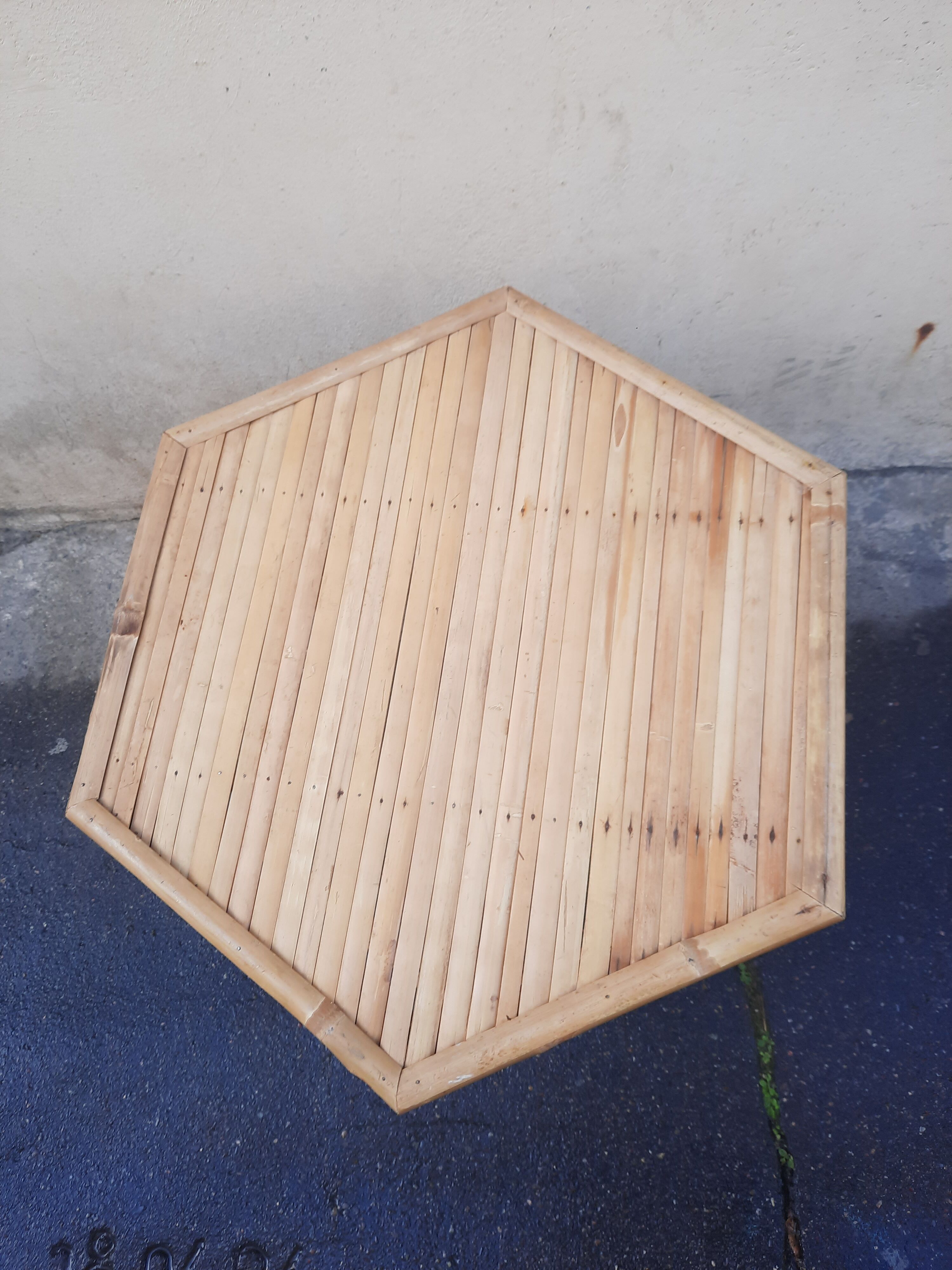 Table  basse  en bambou