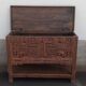 Old wooden high chest