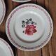 Lot no. 2 of 6 Germaine de Badonviller dessert plates
