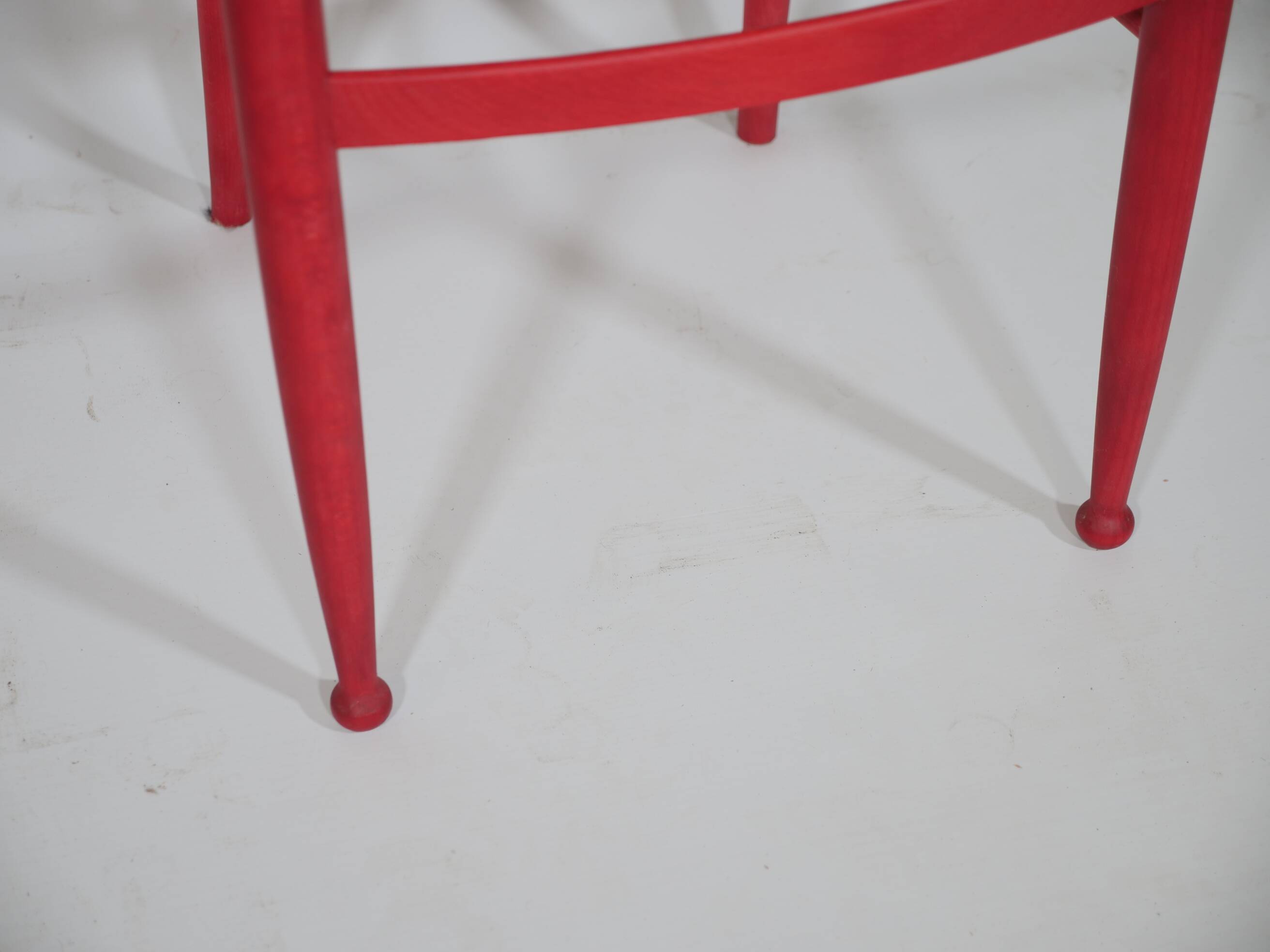 B&B Italy Wicker Chairs Table Colorful Mid-Century Design 60s 70s, Set of 5