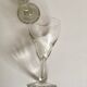 series of 6 walk glasses from bistro counter 50s