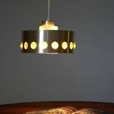 Metal and glass pendant lamp