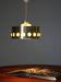 Metal and glass pendant lamp