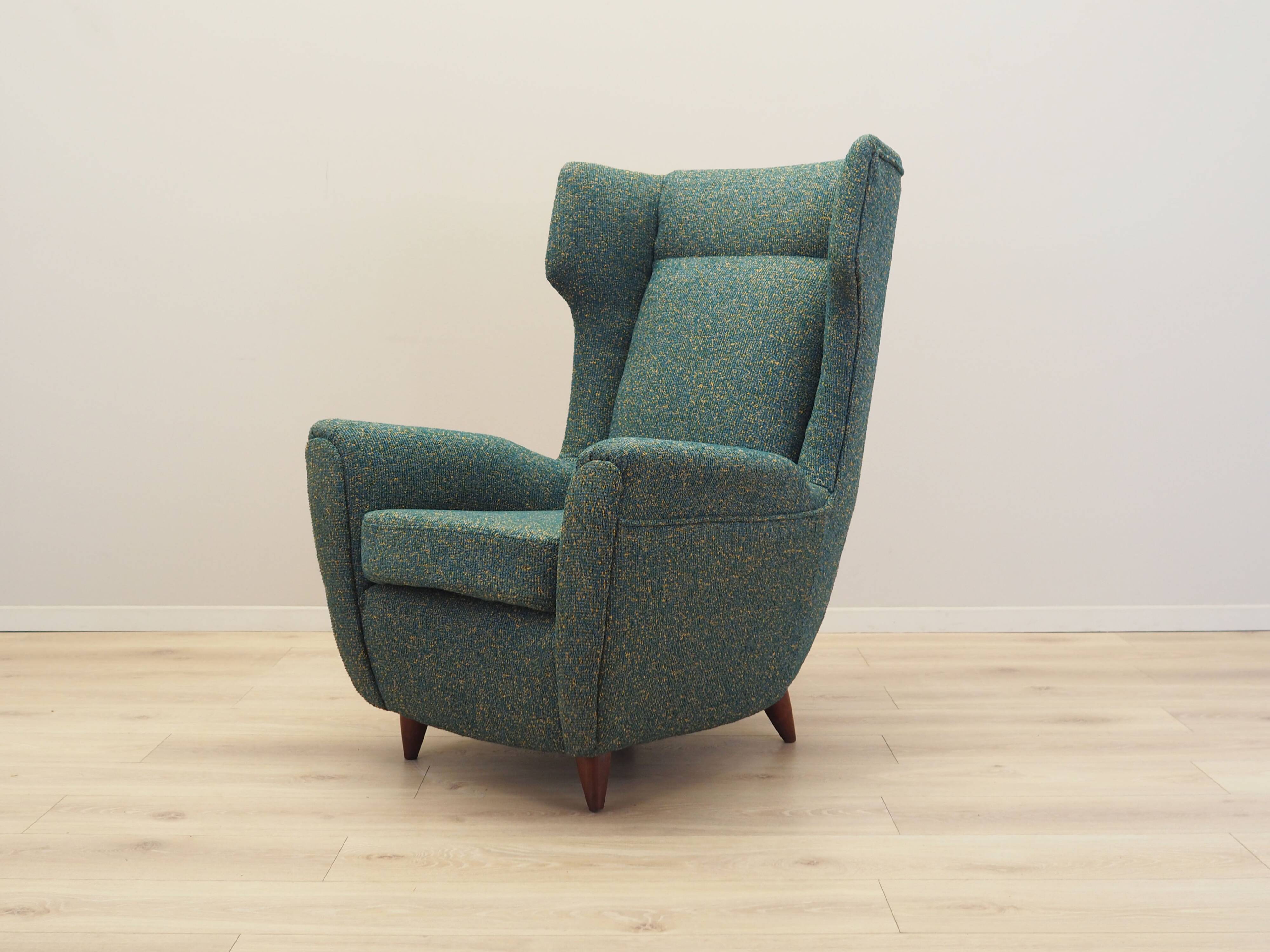 Lounge armchair, Italian design, 1970s, production: Italy