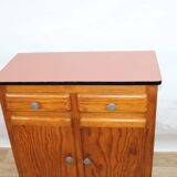 Mado terra cotta chest of drawers 1960 France