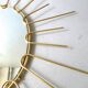 Brass sunglasses mirror from the 70s - 39x43cm