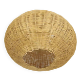 Suspension Gabrielle en rotin tressé – 60×30 cm – fabrication artisanale marocaine