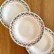 3 vintage Art Deco soup plates by Hamage & Moulin des Loups