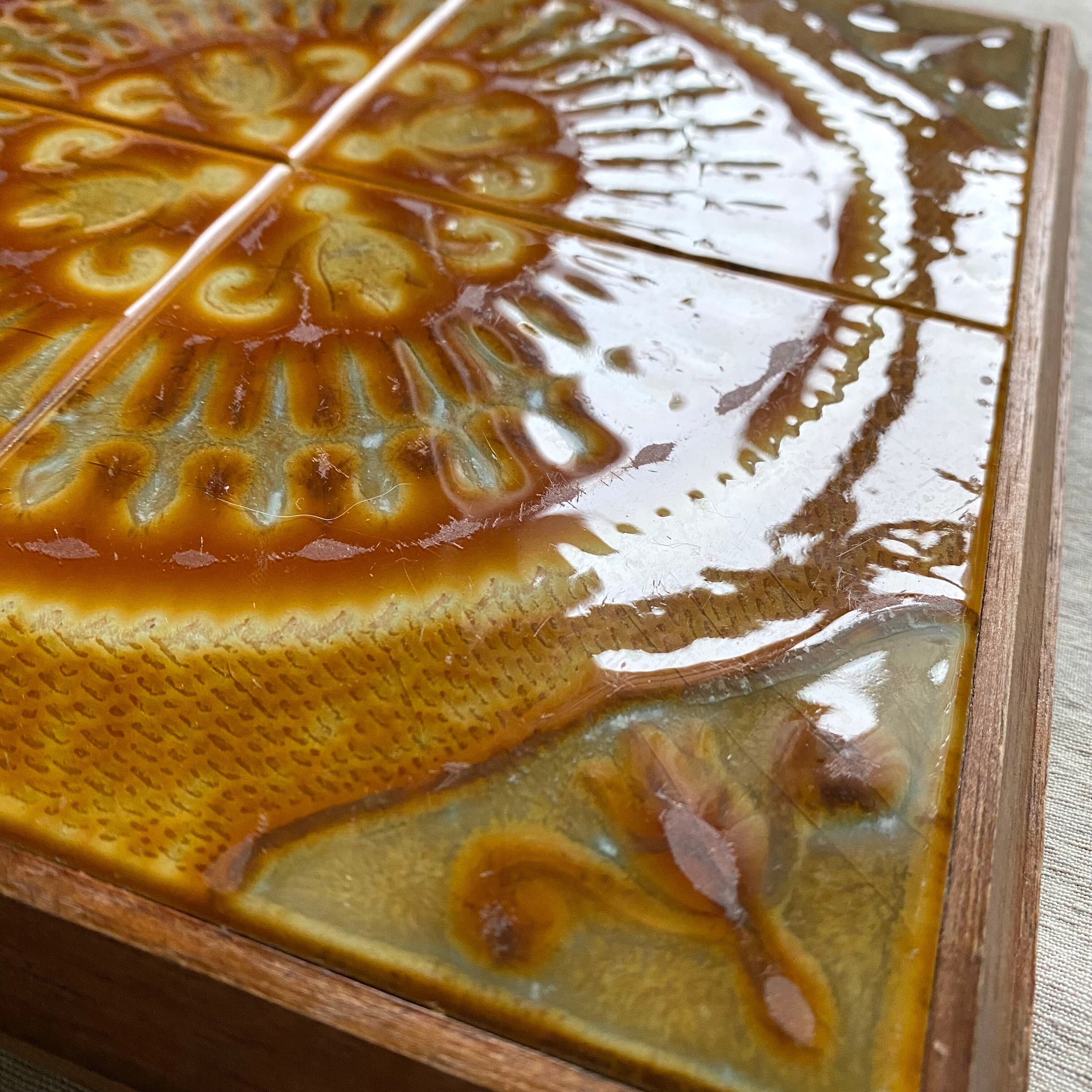 Vintage ceramic trivet