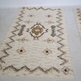 2 tapis berbères marocains en laine, années 1960