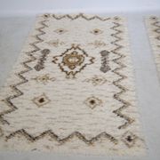 Set of 2 Moroccan Berber Wool Rugs, Mid-Century, 1960s