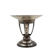 Art Deco silver-plated coup / vide poche, France 1940s
