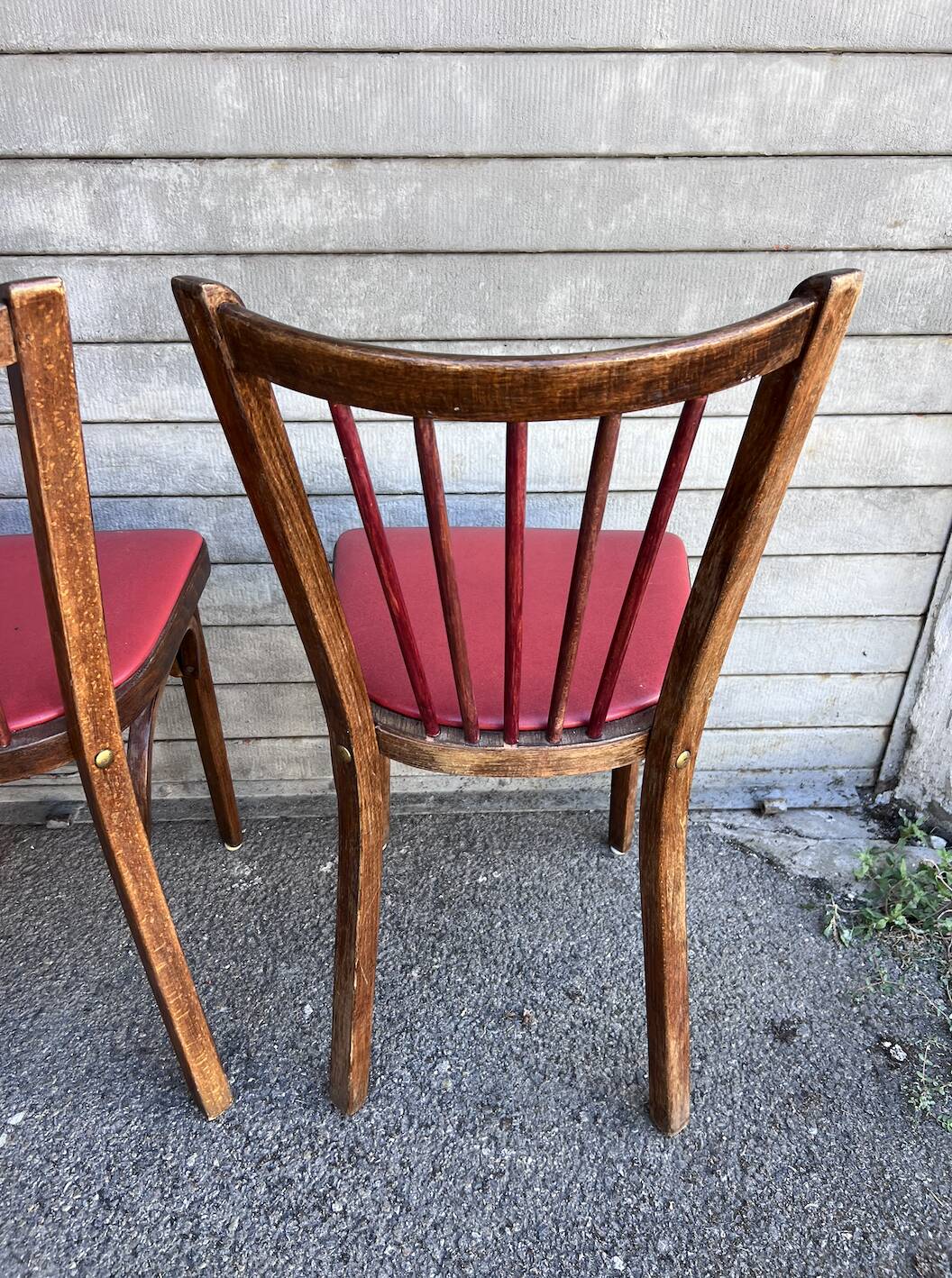 (Lot) 4 Chaises Bistrot Baumann