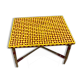 Vintage scoubidou coffee table