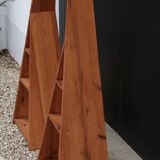 Etagère bibliothèque ou chevet en bois de pin, années 70