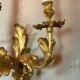 Pair of large wall sconces in Louis XV style circa 1880