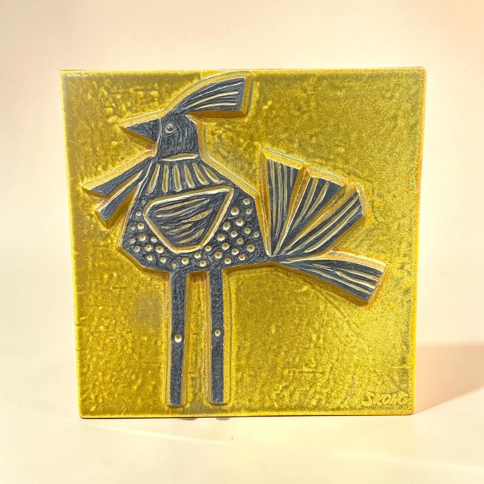Borje Skkohg ceramic 1970 made in Sweden