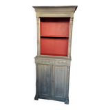 Small gray cabinet 1 body / red interior
