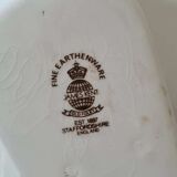 Antique pie dish in English earthenware