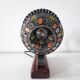 Retro wall light - Globe colored cloisonné glasses. - 1950-60