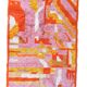 Boujad. tapis marocain rose et orange, 192 x 280 cm