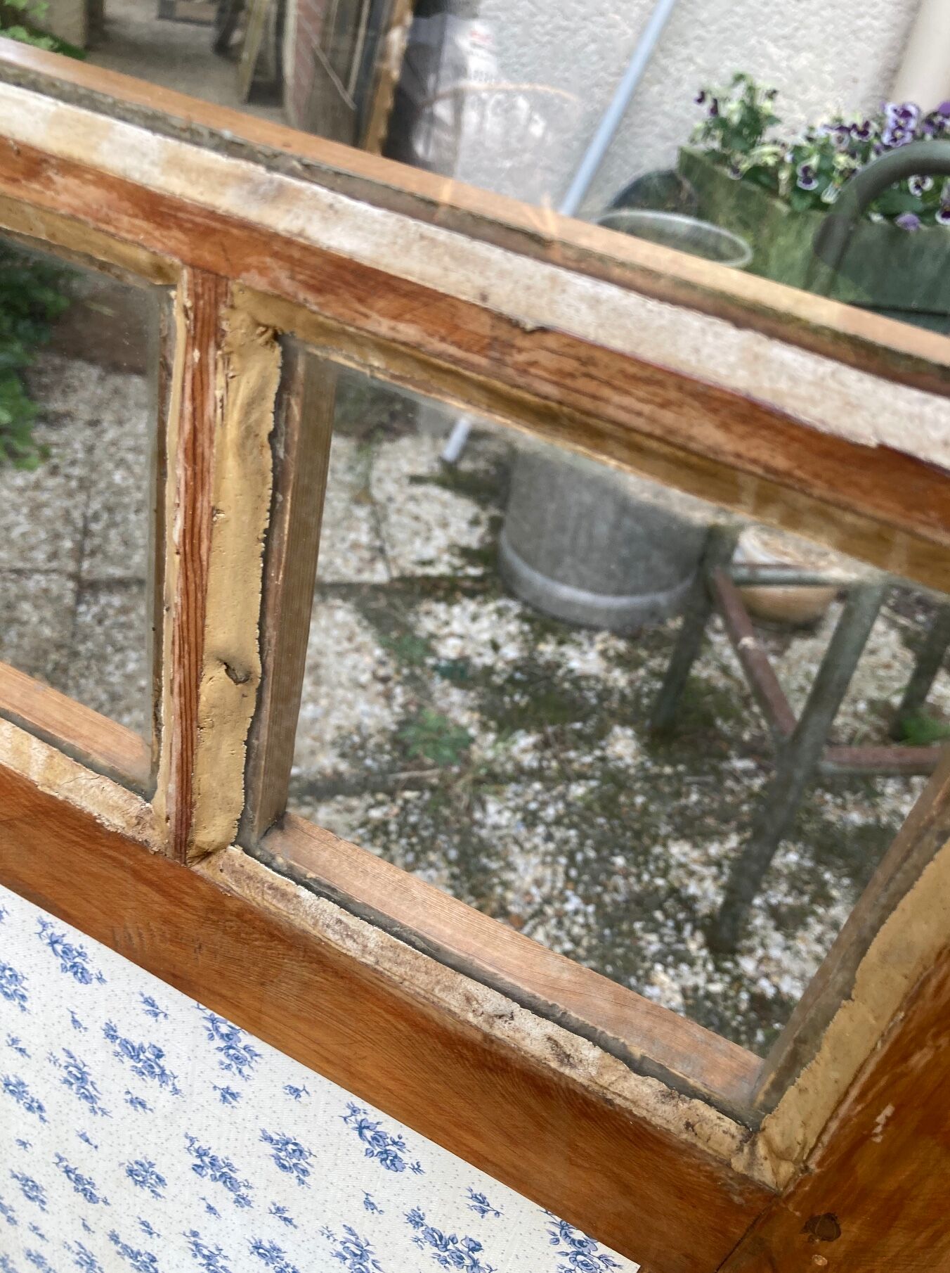 Vintage glazed Parisian wardrobe