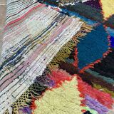 Boucherouite rug | Moroccan rug | Eclectic rug | Moroccan rug