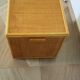 Woven rattan chest, wood and bamboo, 1980s