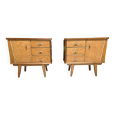 Paire de chevet 1960 vintage.
